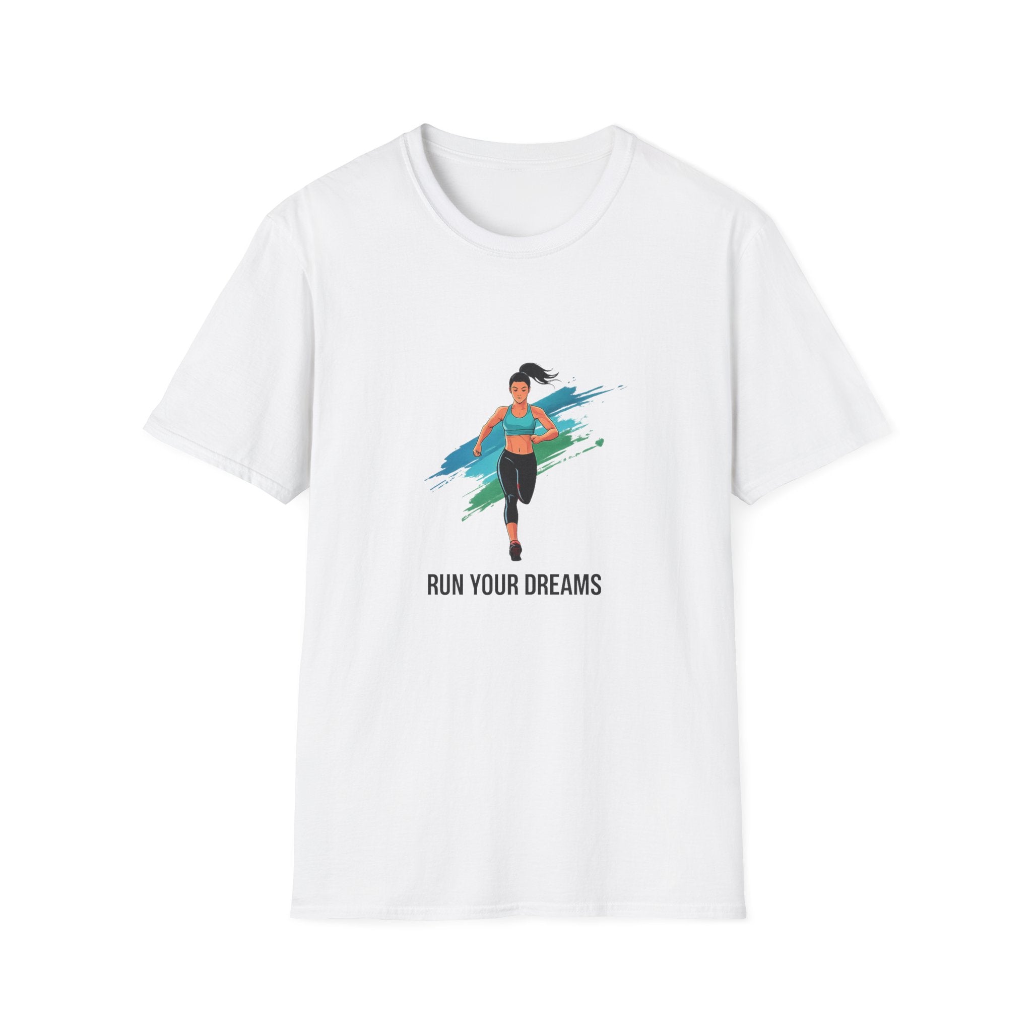 Run Your Dreams Running T-Shirt — Motivational Women’s Jogger Graphic Tee
